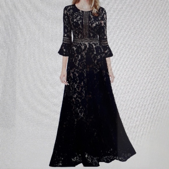 MissMay Floral lace evening cocktail party dress - Picture 3 of 6